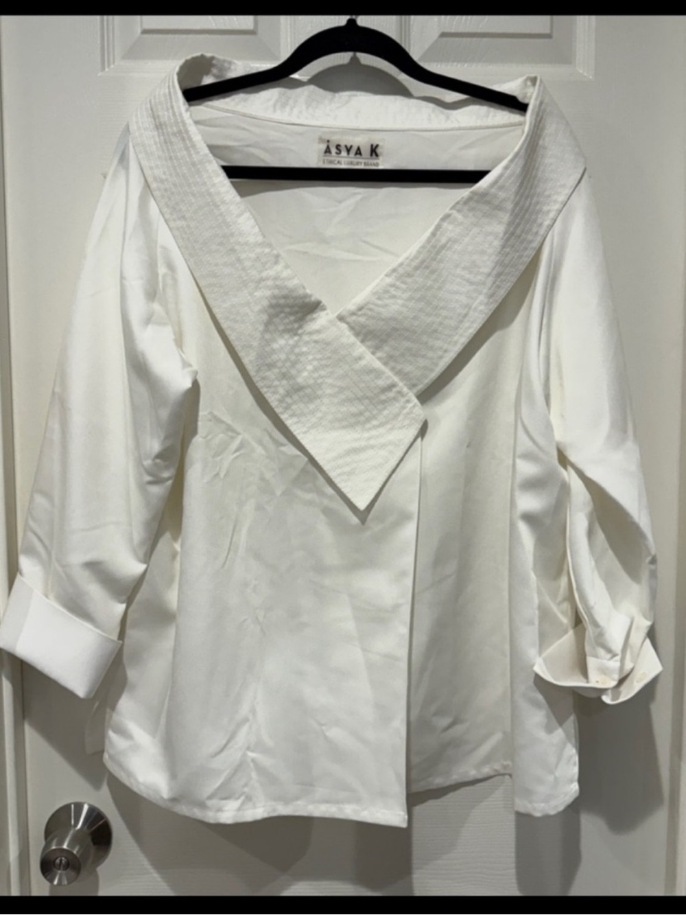 Off Shoulder White Blouse